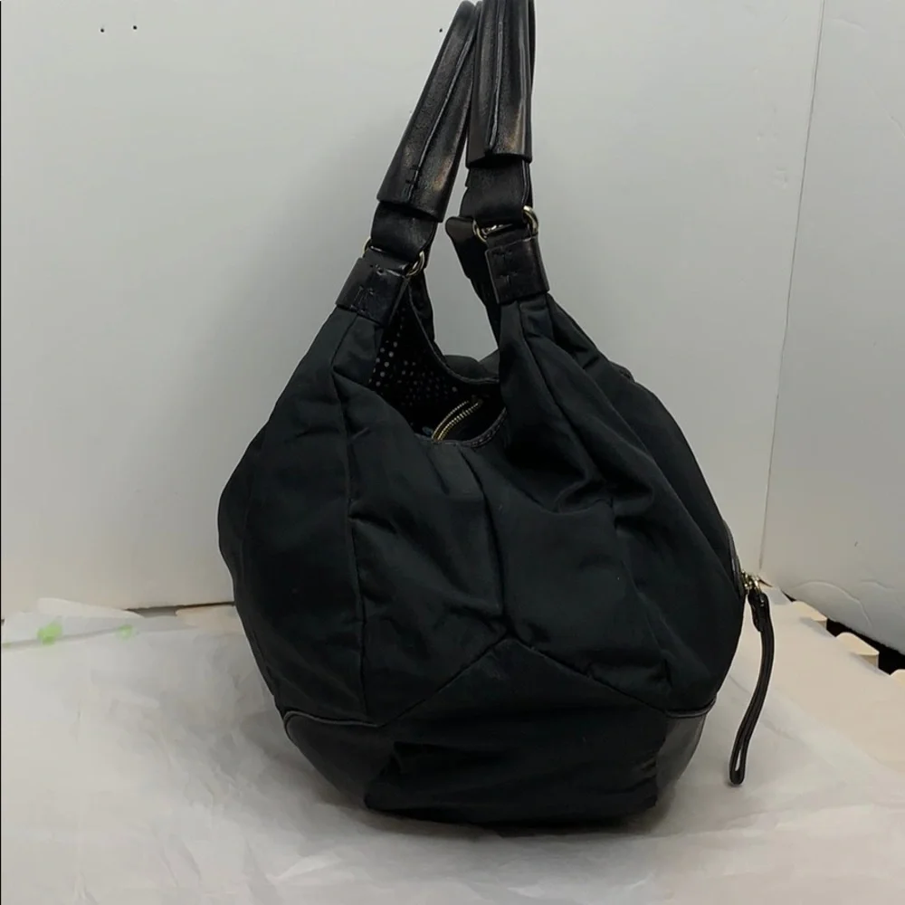 Kate Spade ♠️ signature nylon and leather hobo